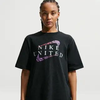 Nike United Voetbalshirt voor dames - Zwart