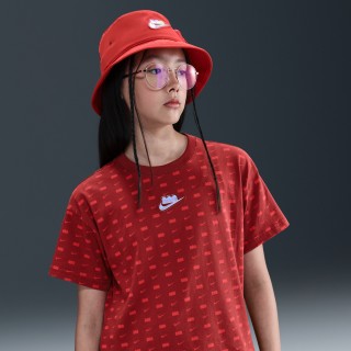 Nike x LEGO® Collectie kort T-shirt voor meisjes - Rood