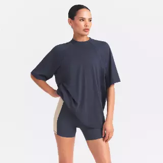 NikeSKIMS Airy oversized T-shirt voor dames - Blauw