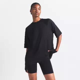 NikeSKIMS Airy oversized T-shirt voor dames - Zwart