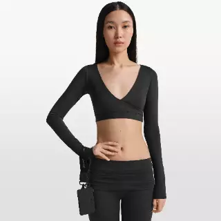 NikeSKIMS tasje met klem - Zwart