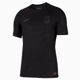 Noorwegen 2026 Match Uit Nike Aero-FIT Authentic voetbalshirt voor heren - Zwart