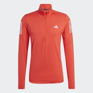 Adidas Own the Run Sweatshirt met Korte Rits
