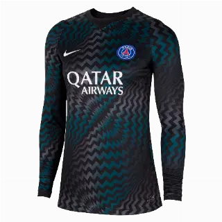 Paris Saint-Germain 2026/27 Stadium Goalkeeper Nike Dri-FIT replicavoetbalshirt voor dames - Zwart