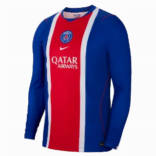 Paris Saint-Germain 2026/27 Stadium Thuis Nike Dri-FIT replicavoetbalshirt met lange mouwen voor heren - Blauw