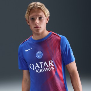Paris Saint-Germain Academy Pro Derde Nike Dri-FIT voetbaltop met korte mouwen voor heren - Blauw