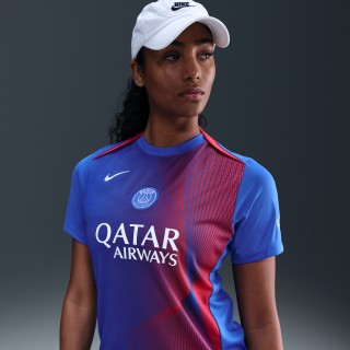Paris Saint-Germain Academy Pro Derde Nike Total 90 Dri-FIT warming-uptop voor dames - Blauw