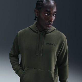 Paris Saint-Germain Club Nike voetbalhoodie van fleece voor heren - Groen