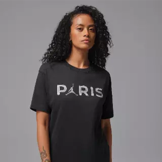 Paris Saint-Germain Girlfriend T-shirt met graphic voor dames - Grijs
