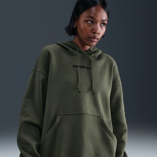 Paris Saint-Germain Phoenix Fleece Nike oversized voetbalhoodie voor dames - Groen