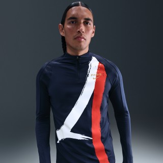 Paris Saint-Germain Strike Uit Nike Dri-FIT voetbaltrainingstop voor heren - Blauw
