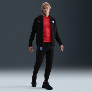 Paris Saint-Germain Tech Nike Total 90 voetbaljoggingbroek van fleece voor heren - Zwart