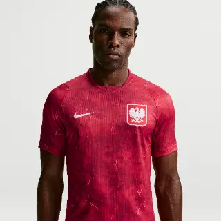 Polen 2026 Nike Dri-FIT replicavoetbalshirt voor kids - Rood
