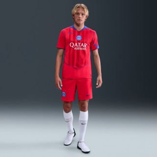 PSG 2025/26 Stadium Derde Nike Total 90 Replicavoetbalshorts met Dri-FIT voor heren - Rood