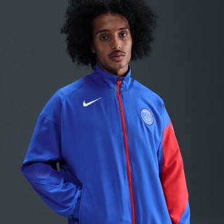 PSG Strike Derde Nike Total 90 Anthem voetbaltrainingsjack met Dri-FIT voor heren - Blauw