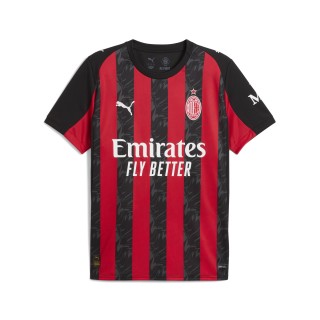 PUMA AC Milan 25/26 thuisshirt voor Heren, Zwart/Rood