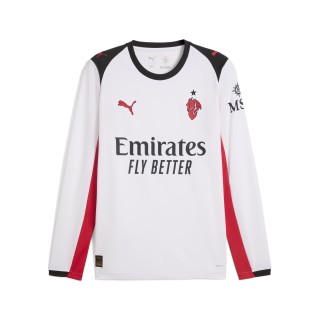 PUMA AC Milan 25/26 uitshirt met lange mouwen voor Heren, Rood/Wit