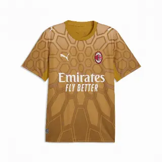 PUMA AC Milan 26/27 keepersshirt voor Heren, Zwart/Goud