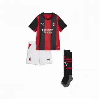 PUMA AC Milan 26/27 mini-thuistenue, Zwart/Rood