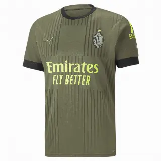 PUMA AC Milan Derde 22/23 Replica Jersey Heren, Groen