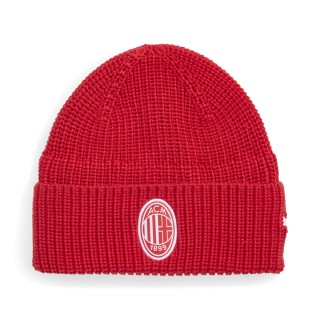 PUMA AC Milan Essentials beanie, Rood/Wit