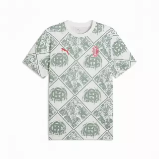 PUMA AC Milan FtblCulture bedrukt T-shirt voor Heren, Groen/Wit