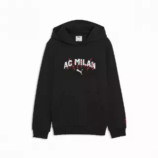 PUMA AC Milan FtblCulture hoodie, Zwart/Wit