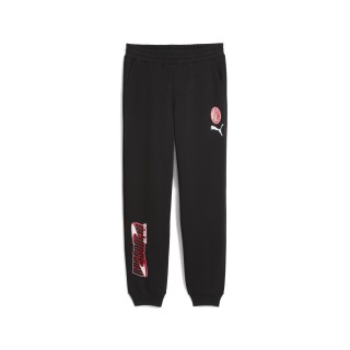 PUMA AC Milan FtblCulture joggingbroek voor Heren, Zwart/Rood