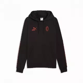 PUMA AC Milan KING hoodie voor Heren, Zwart/Rood