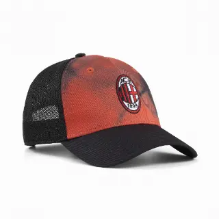 PUMA AC Milan KING truckerpet, Zwart/Rood