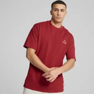 PUMA AC Milan MMQ T-shirt voor Heren, Rood/Wit