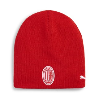 PUMA AC Milan omkeerbare beanie, Zwart/Rood