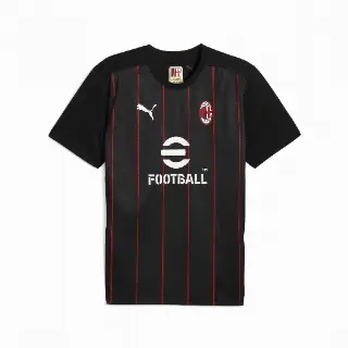 PUMA AC Milan Pre-match shirt voor Heren, Zwart/Rood
