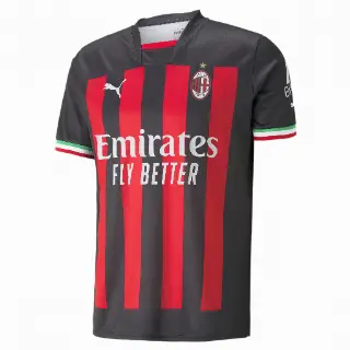 PUMA AC Milan Replica thuisshirt heren, Zwart/Rood