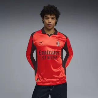 PUMA AC MILAN x SLAM JAM shirt met lange mouwen voor Heren, Rood