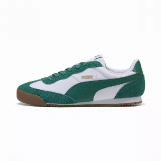 PUMA Bootero uniseks sneakers, Groen/Wit/Goud