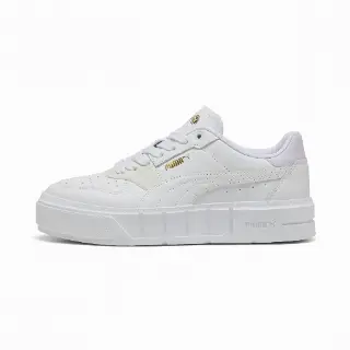 PUMA Cali Court leren damessneakers, Wit