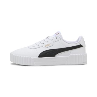 PUMA Carina 3.0 sneakers voor Dames, Zwart/Wit/Goud