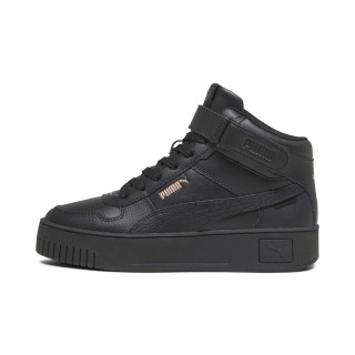 PUMA Carina Street halfhoge sneakers voor Dames, Roze/Zwart/Goud