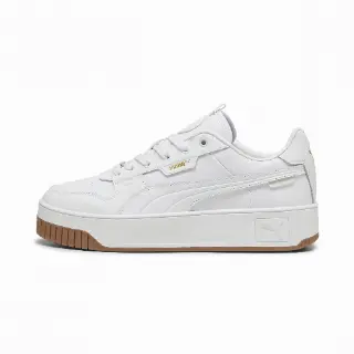 PUMA Carina Street Lux sneakers voor Dames, Wit/Goud