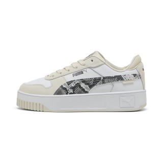 PUMA Carina Street Snake Chic sneakers voor Dames, Zwart/Wit