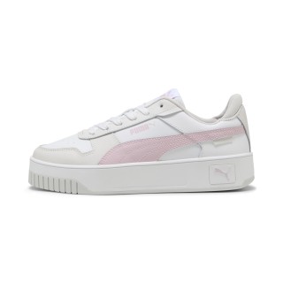 PUMA Carina Street sneakers voor Dames, Roze/Grijs/Wit
