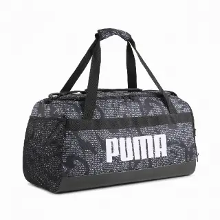 PUMA Challenger medium sporttas met all-over-print, Zwart