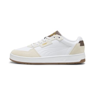 PUMA Court Classic Lux SD sneakers uniseks, Wit/Brons