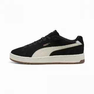 PUMA Court Classic Suede sneakers uniseks, Zwart/Goud