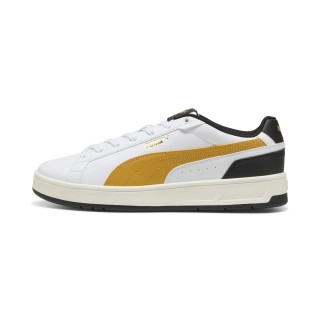 PUMA Court Classico sneakers unisex, Zwart/Wit/Goud