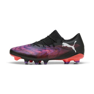 PUMA FUTURE 8 MATCH FG/AG lage voetbalschoenen, Zwart/Rood/Wit