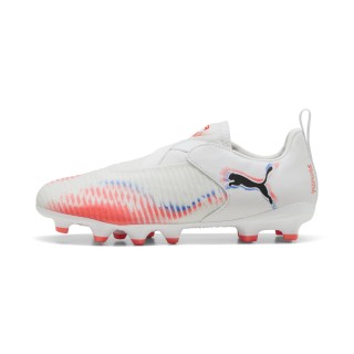 PUMA FUTURE 8 MATCH FG/AG voetbalschoenen zonder veters, Zwart/Rood/Wit