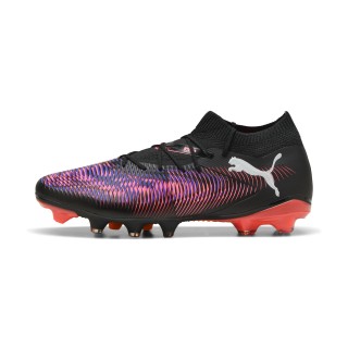 PUMA FUTURE 8 MATCH FG/AG voetbalschoenen, Zwart/Rood/Wit