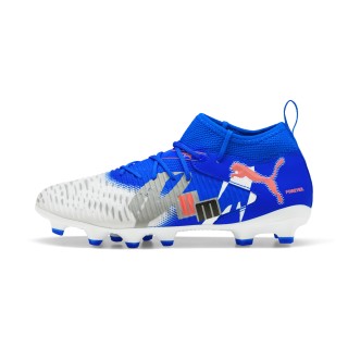 PUMA FUTURE 8 MATCH FOREVER FG/AG voetbalschoenen, Blauw/Grijs/Wit